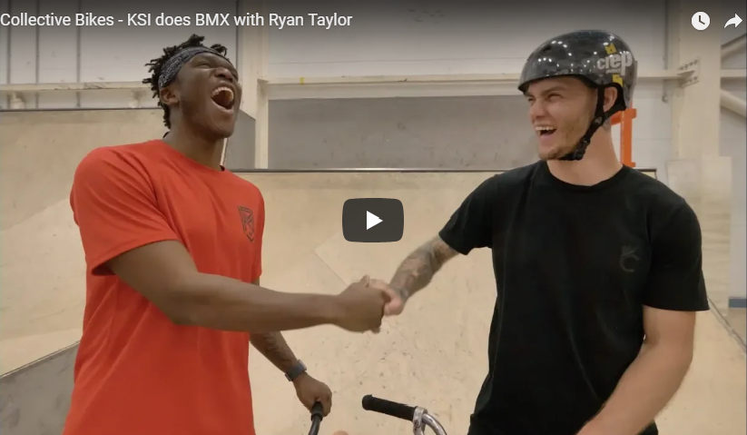 KSI does BMX with Ryan Taylor