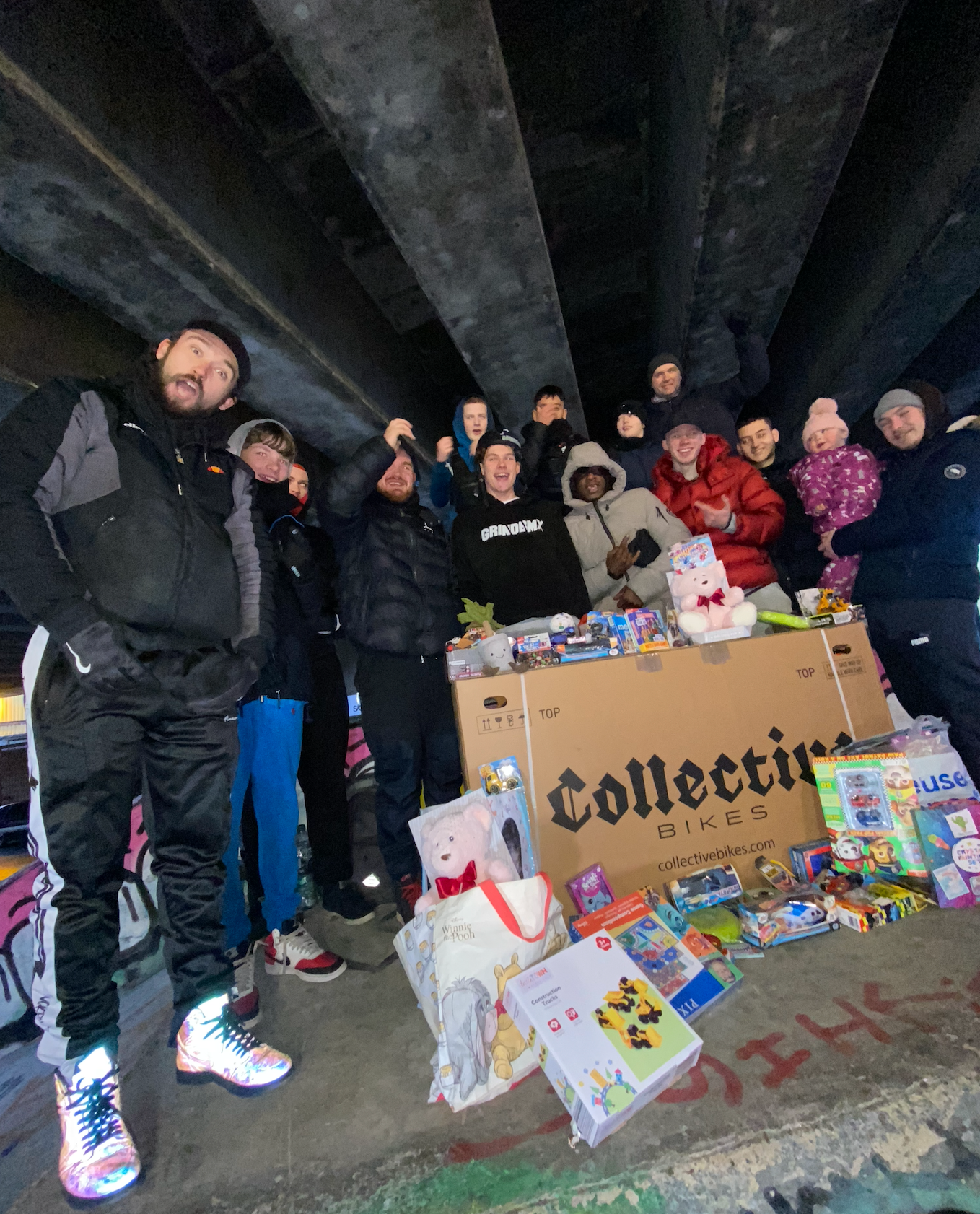 Collective gave back to the community for Christmas.