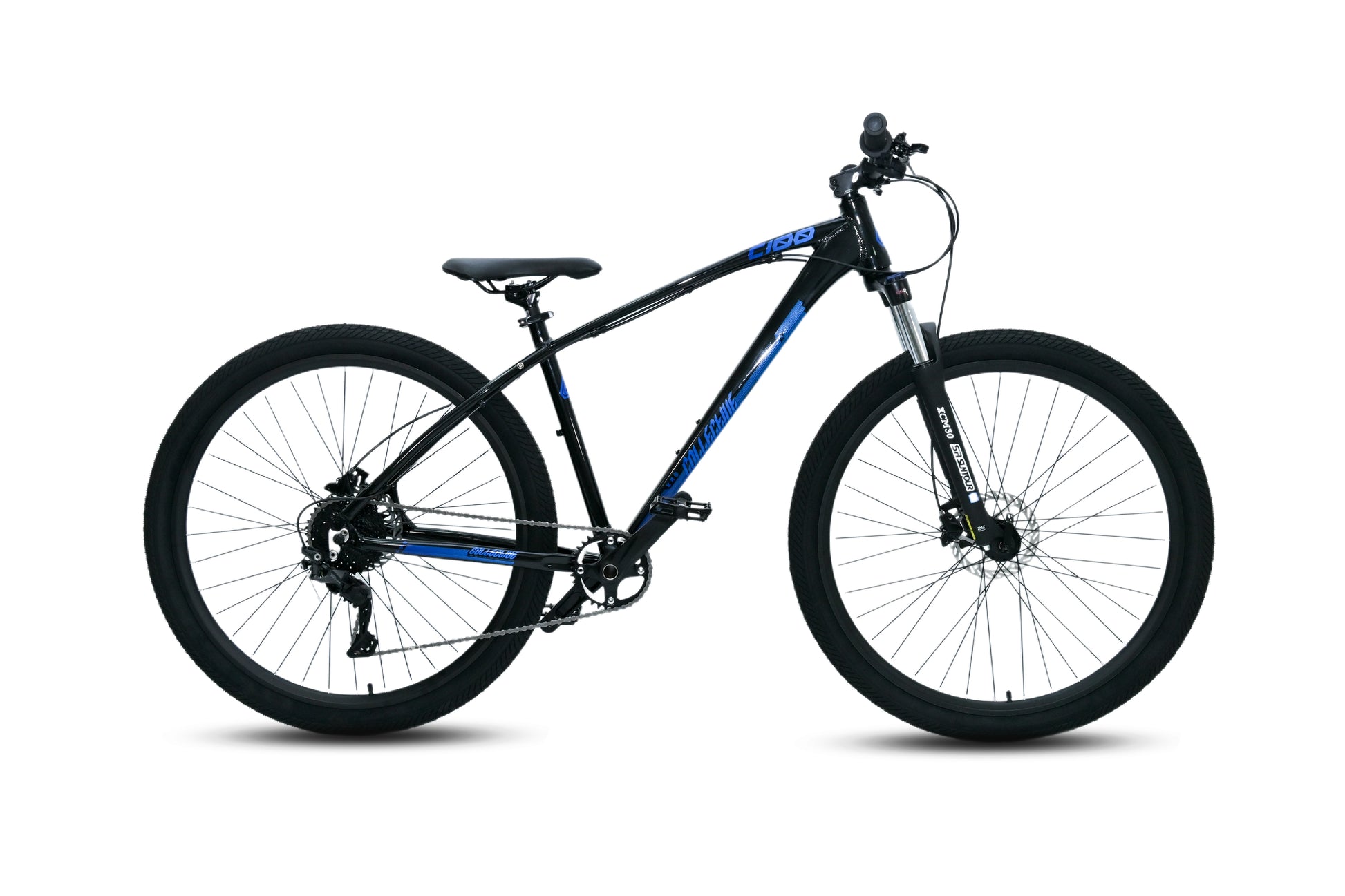 C100 V3 MTB - Aqua Blue - Collective wheelie bike