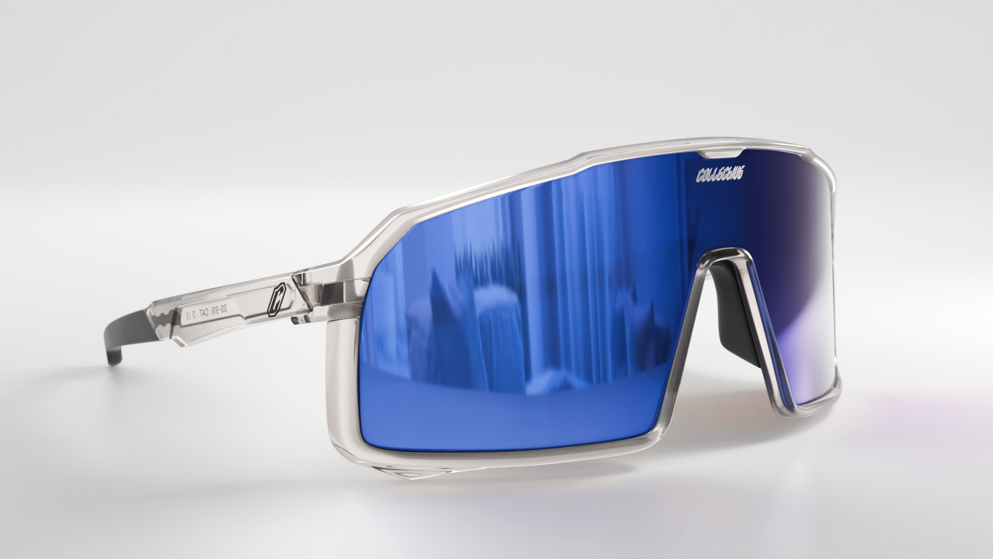 Collective Epsilon Sunglasses - Clear/Blue