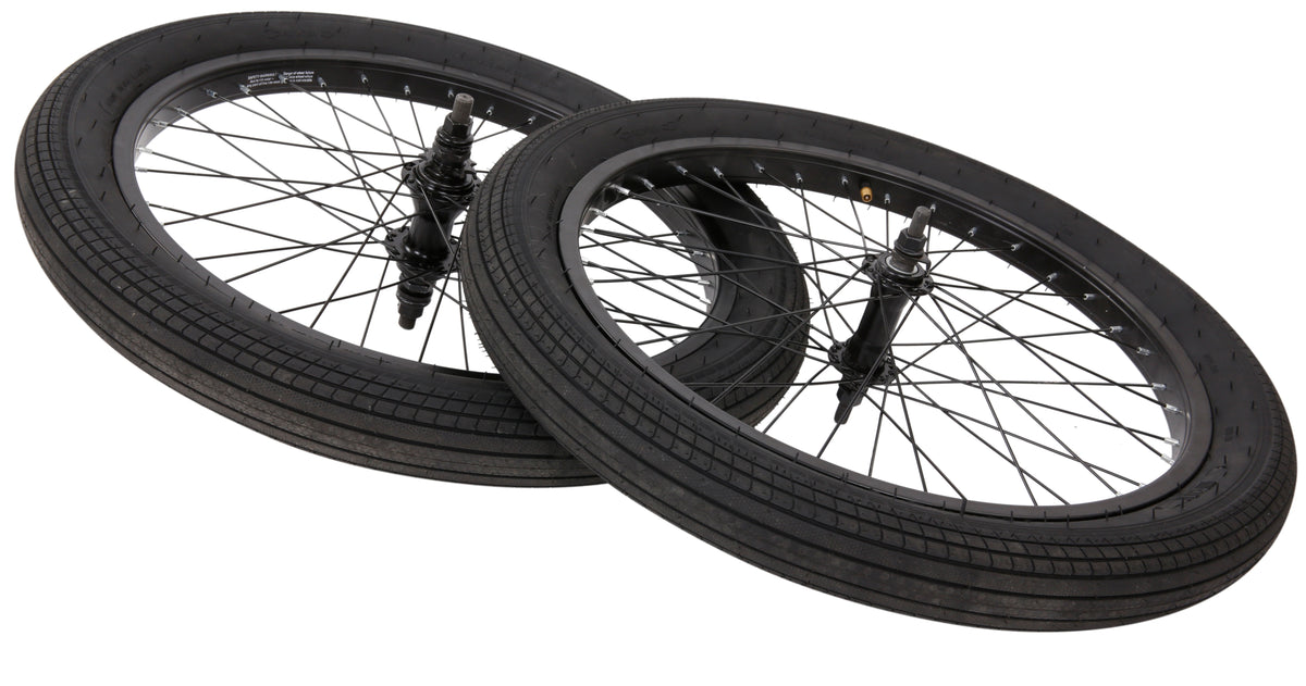 20" BMX WHEELSET - BLACK by Collective Bikes