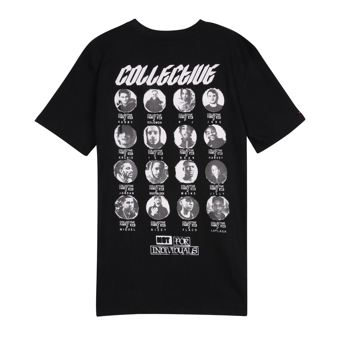 Collective Bikes Family Tee — rear view